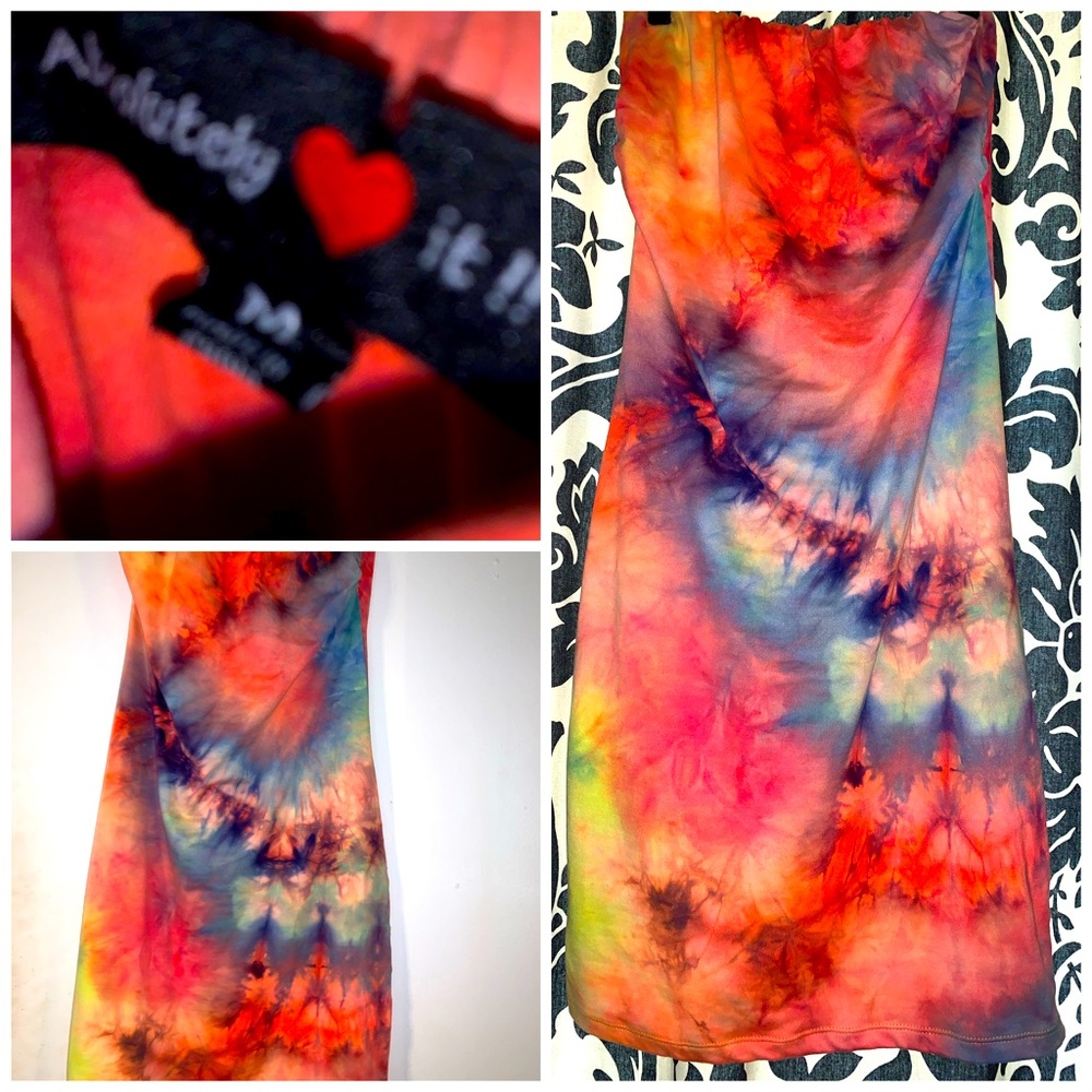 MINI TUBE TIE DYE DRESS